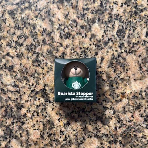 Starbucks Other - Starbucks Green Bearista Cup Stopper